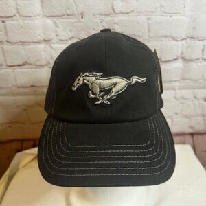 Ford Mustang Checkered Flag Sports Adjustable Hat Cap NEW